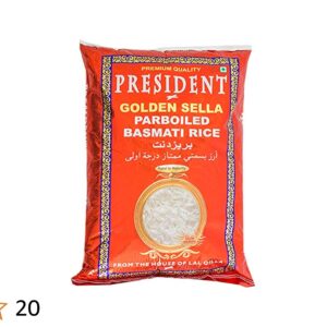 President Golden Sella Basmati 20kg Fabric Bag